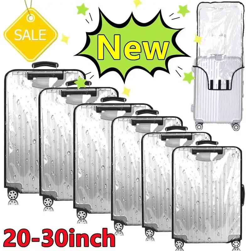 Luggage Protective Cover Transparent - Penutup Koper Baru 20-30 inci Pelindung