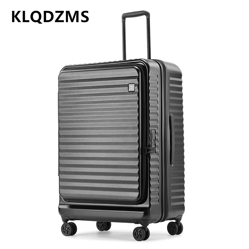 Front Opening Laptop Luggage 24 Inch - KLQDZMS Tas Koper Multifungsi untuk Laptop