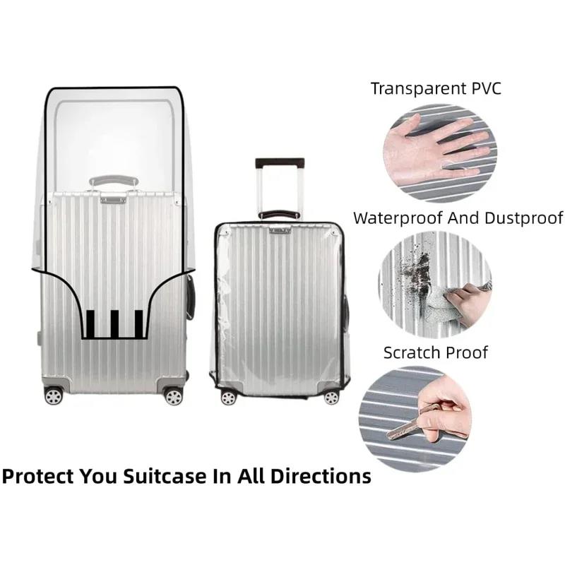 Penutup Koper Baru 20-30 inci  - Luggage Protective Cover Transparent ulasan dan harga