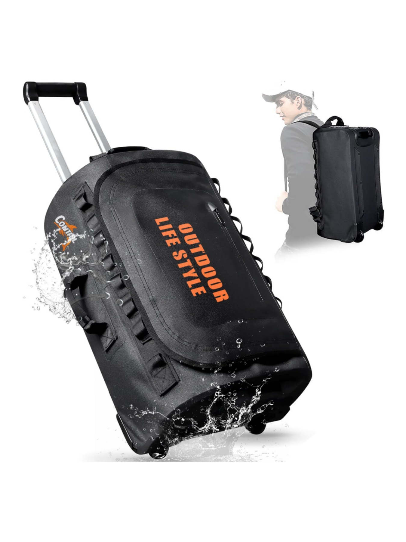 Tas Selam Beroda 48/95, Tas Ba - Foldable Rolling Luggage Bag ulasan dan harga