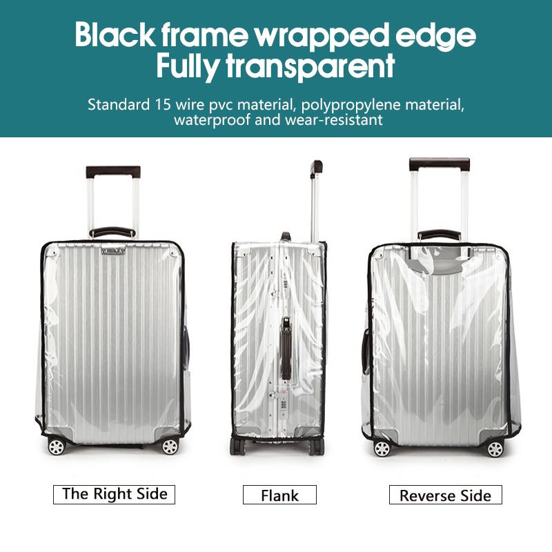 Pelindung Koper Transparan Tah - Luggage Protective Cover Transparent ulasan dan harga
