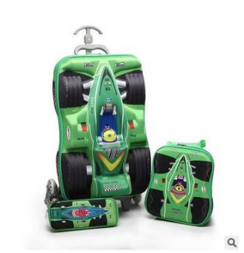 Tas Troli Mobil 3D untuk Anak  - Foldable Rolling Luggage Bag ulasan dan harga