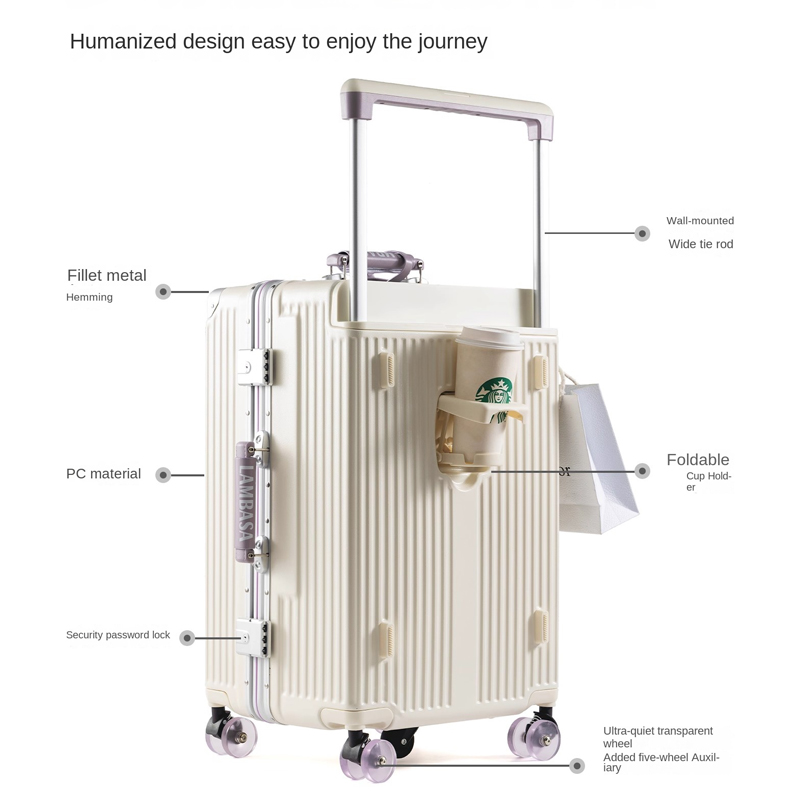 Koper dengan Rangka Aluminium, - Aluminum Frame Carry On Luggage ulasan dan harga